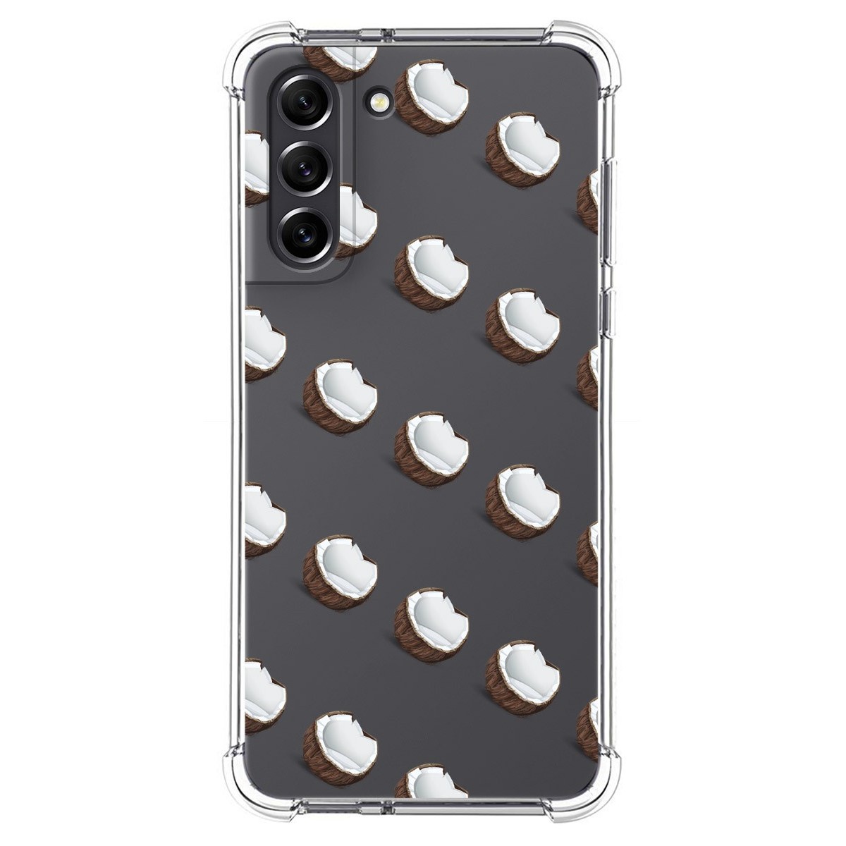 Funda Silicona Antigolpes para Samsung Galaxy S21 FE 5G diseño Cocos Dibujos