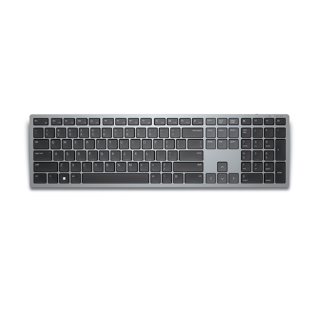 Dell | Teclado | KB700 | Teclado | Inalámbrico | EE. UU. | m | Gris Titanio | 2,4 GHz, Bluetooth 5.0 | g