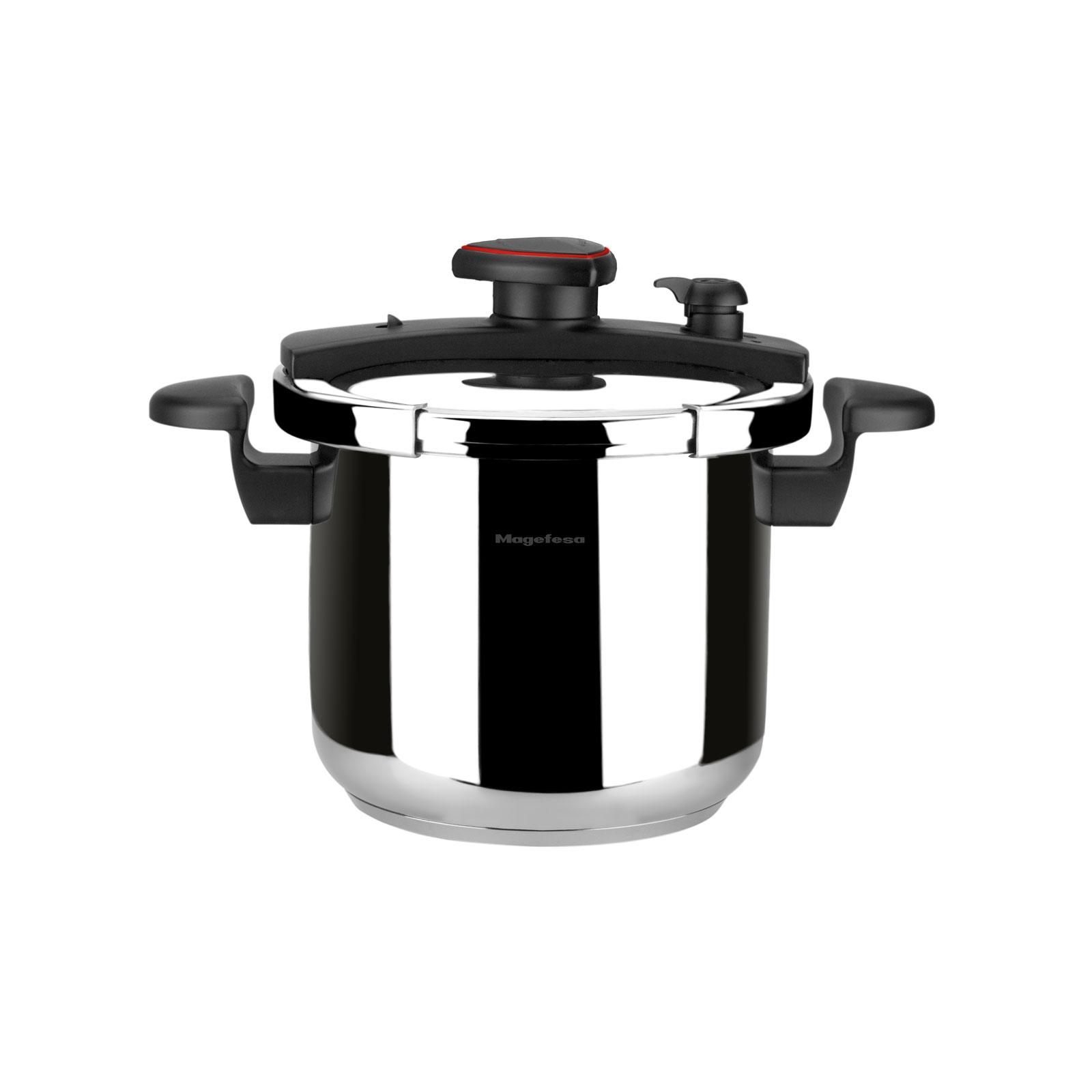 Magefesa Astra - Olla Express Rápida de Acero Inoxidable 18/10, Ahorro Energético, Cierre Cómodo y Fácil, Cocina Sana, Apta para Inducción