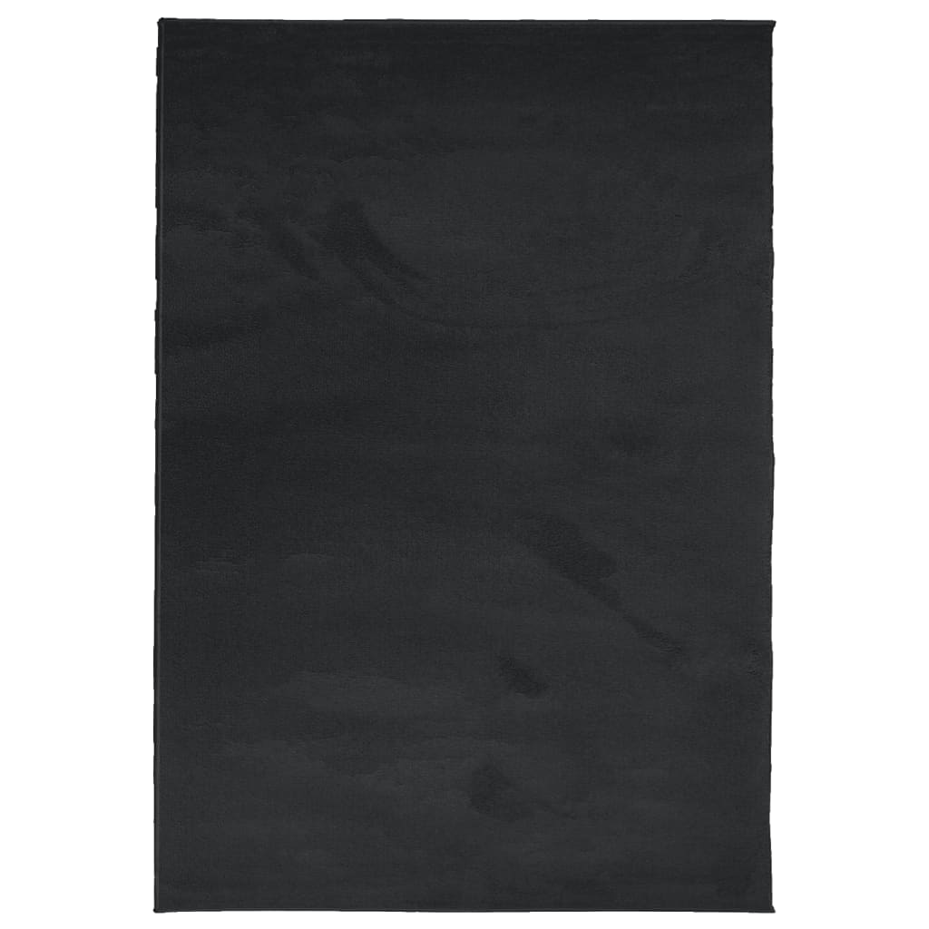Vidaxl Alfombra de Pelo Corto OVIEDO 140x200 Cm Antracita