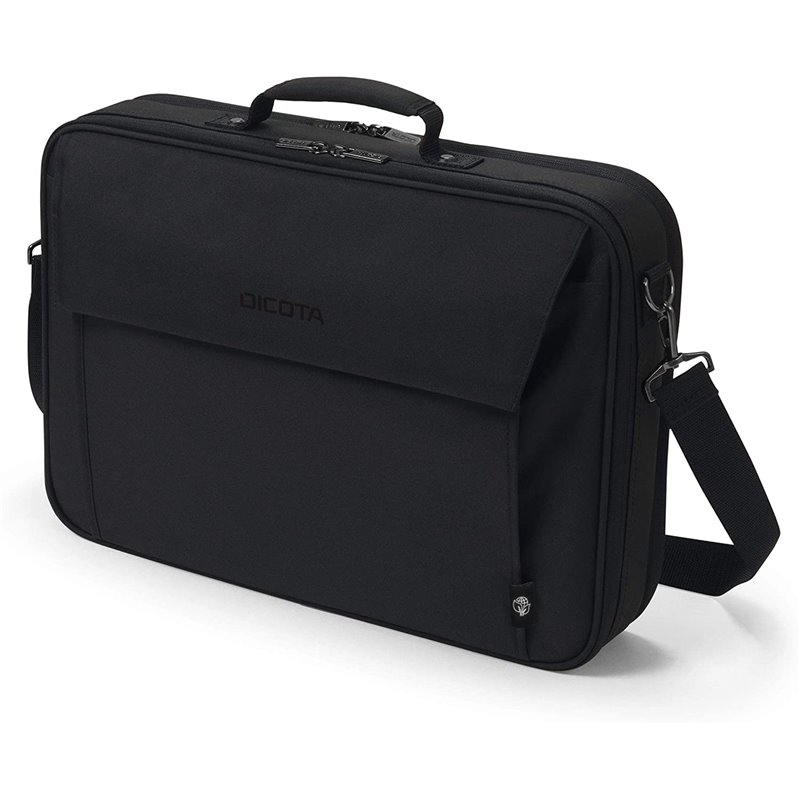 Maletín para portátil DICOTA Eco Multi Plus BASE 15"-17,3" - Negro