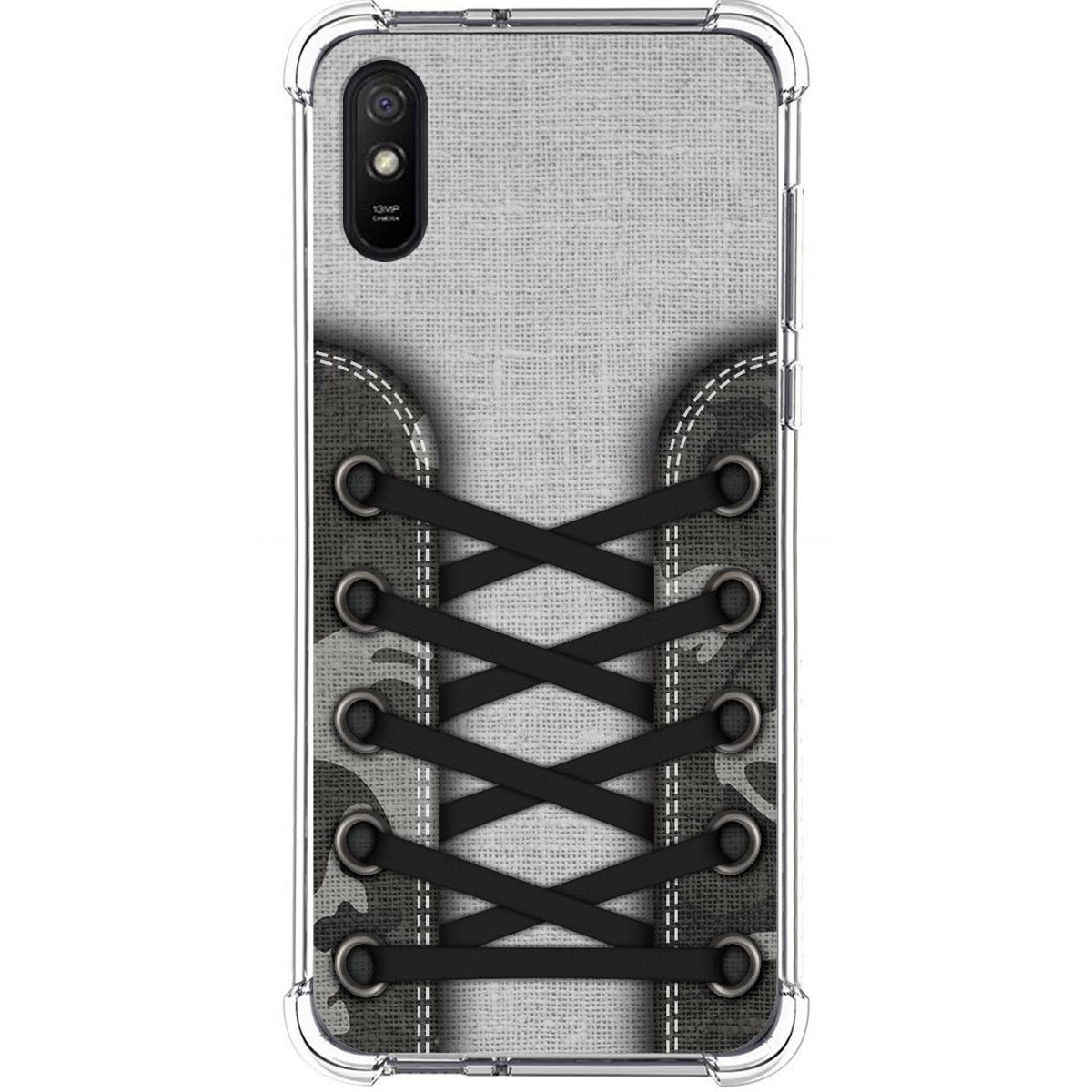 Tumundosmartphone Funda Silicona Antigolpes para Xiaomi Redmi 9A / 9AT diseño Zapatillas 16 Dibujos