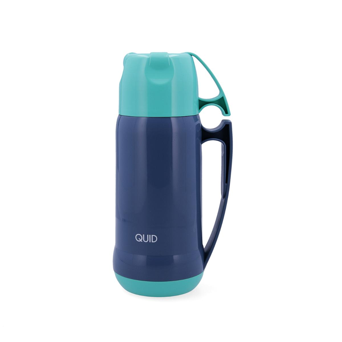Termo QUID con ampolla interior de vidrio 1L, 1,3L y 1,8L - Conserva la temperatura ideal durante horas - Diseño clásico con asa y tapón antigoteo - Ideal para café, infusiones y caldos - Uso doméstico o profesional - Libre de BPA