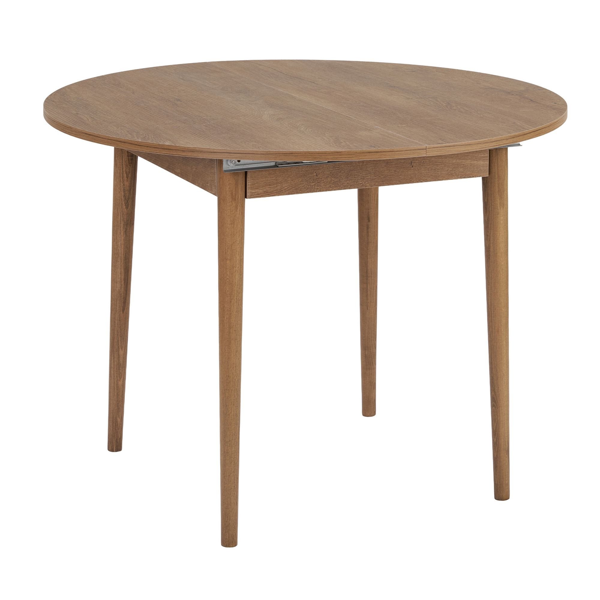 Habitat y Jardin - Mesa de comedor de madera extensible "Viona" 100 x 100 x 75 cm - Le chêne de Kafka
