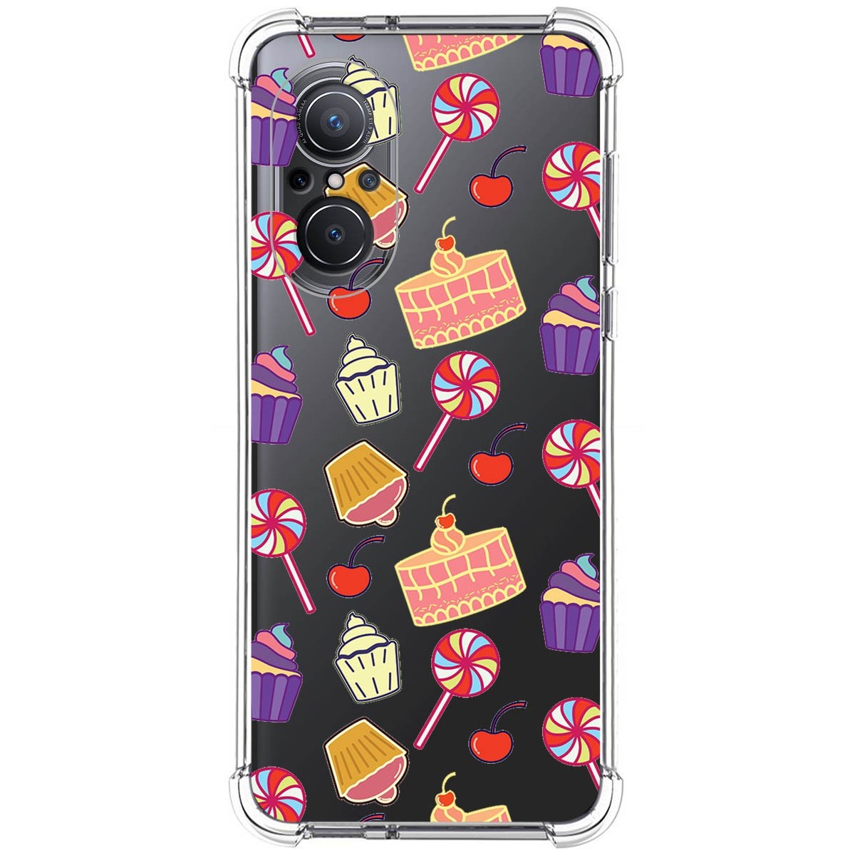 Funda Silicona Antigolpes para Huawei Nova 9 SE diseño Dulces 01 Dibujos