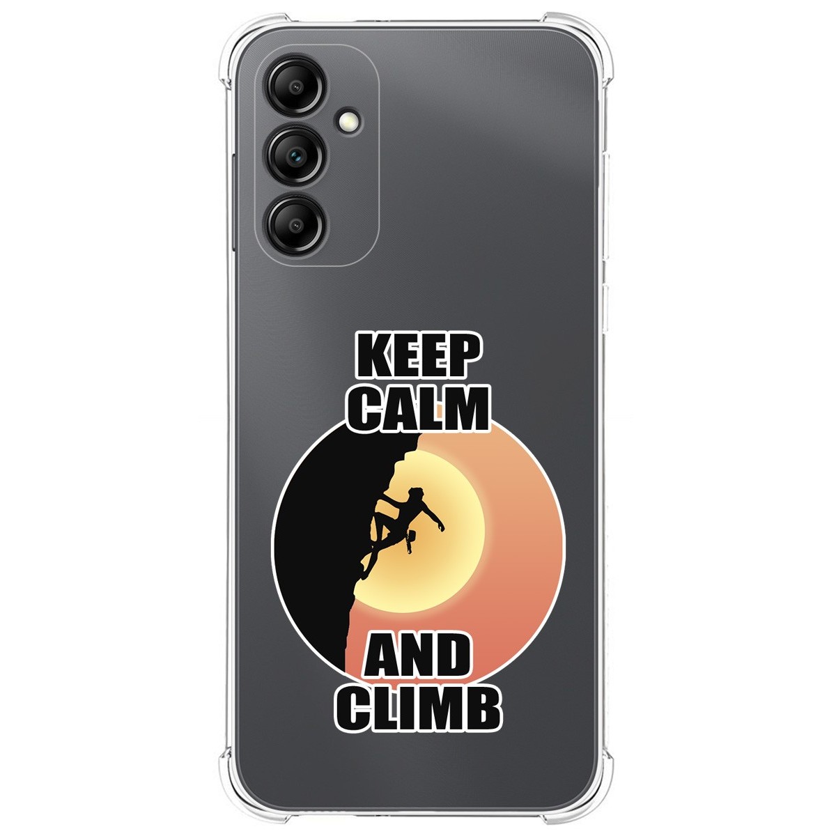 Funda Silicona Antigolpes para Samsung Galaxy A14 4G / 5G diseño Mujer Escalada Dibujos