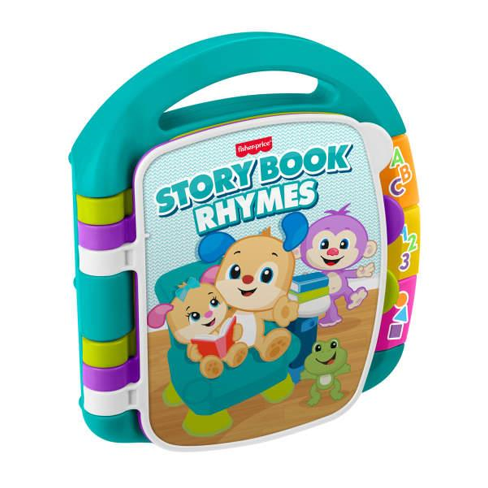 Libro Interactivo De Aprendizaje Fisher-Price Ríe Y Aprende Con Luz y Sonido. (Mattel JMM51)