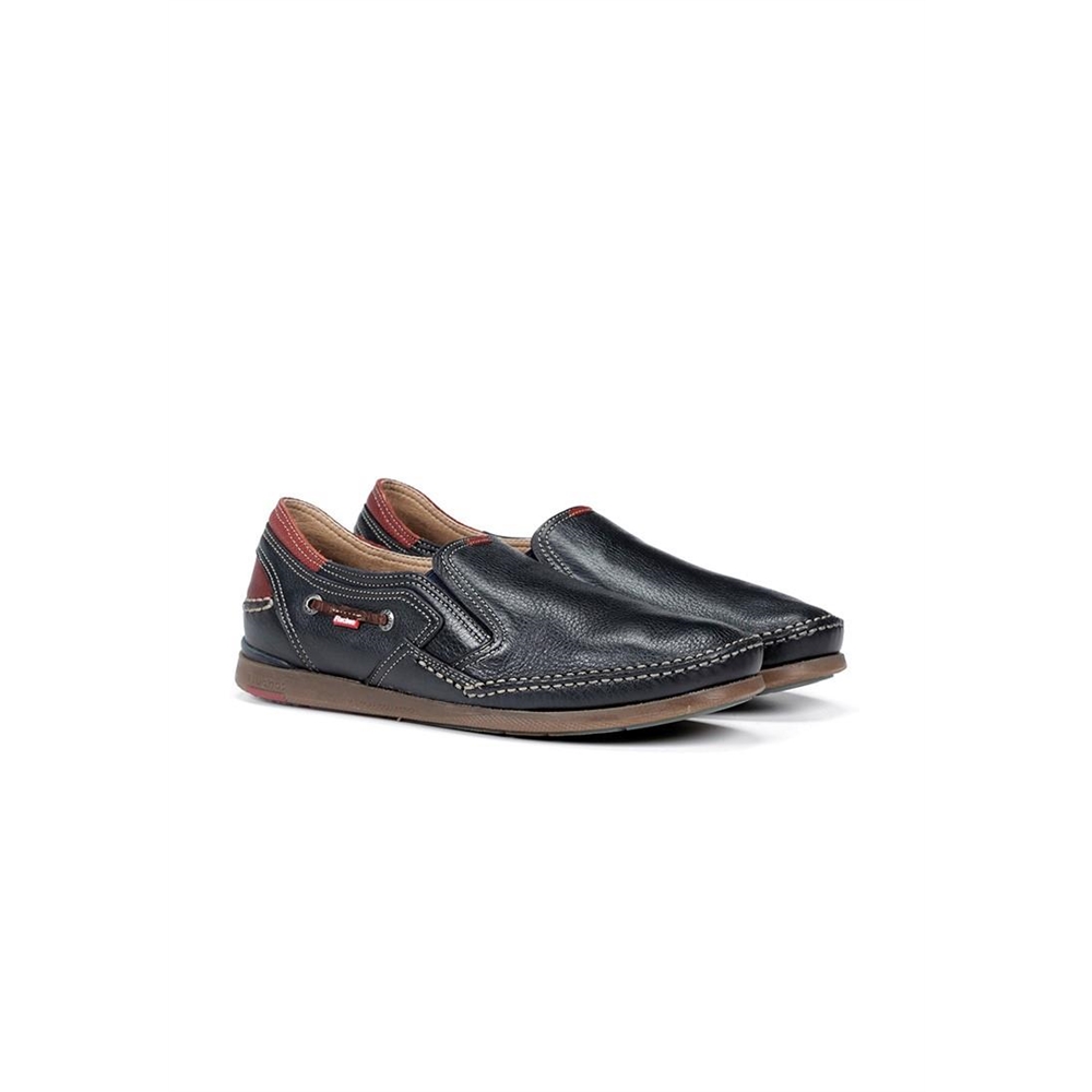 Fluchos 9883 Mocasines Planos Hombre Azul