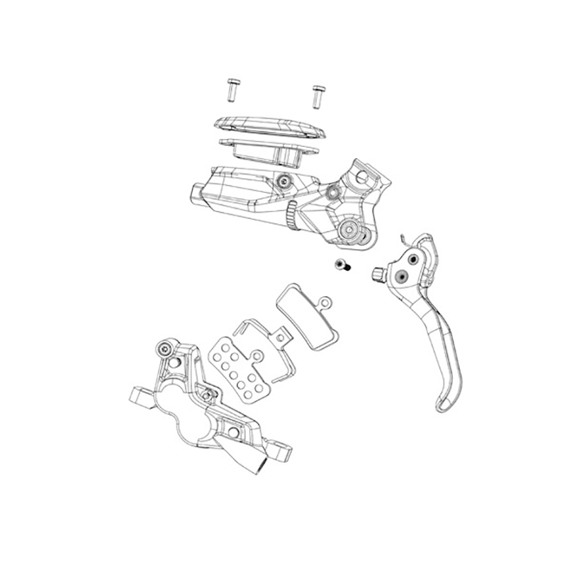 Kit Recambio Palanca Freno Disco Aluminio 2-Rsc (A2) 103237