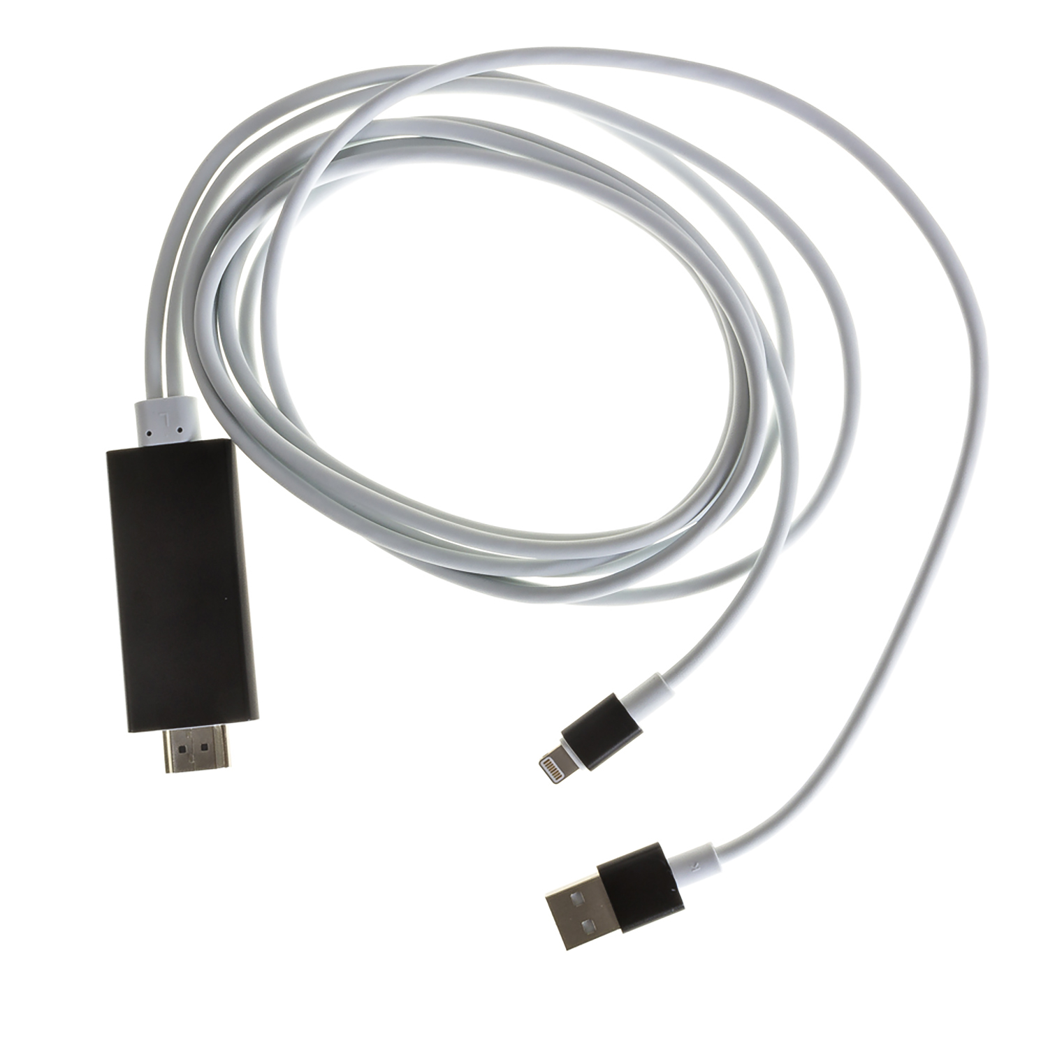 DAM. CABLE HDMI PARA iPHONE/iPAD LIGHTNING 8 PINS 7x1x13cm.