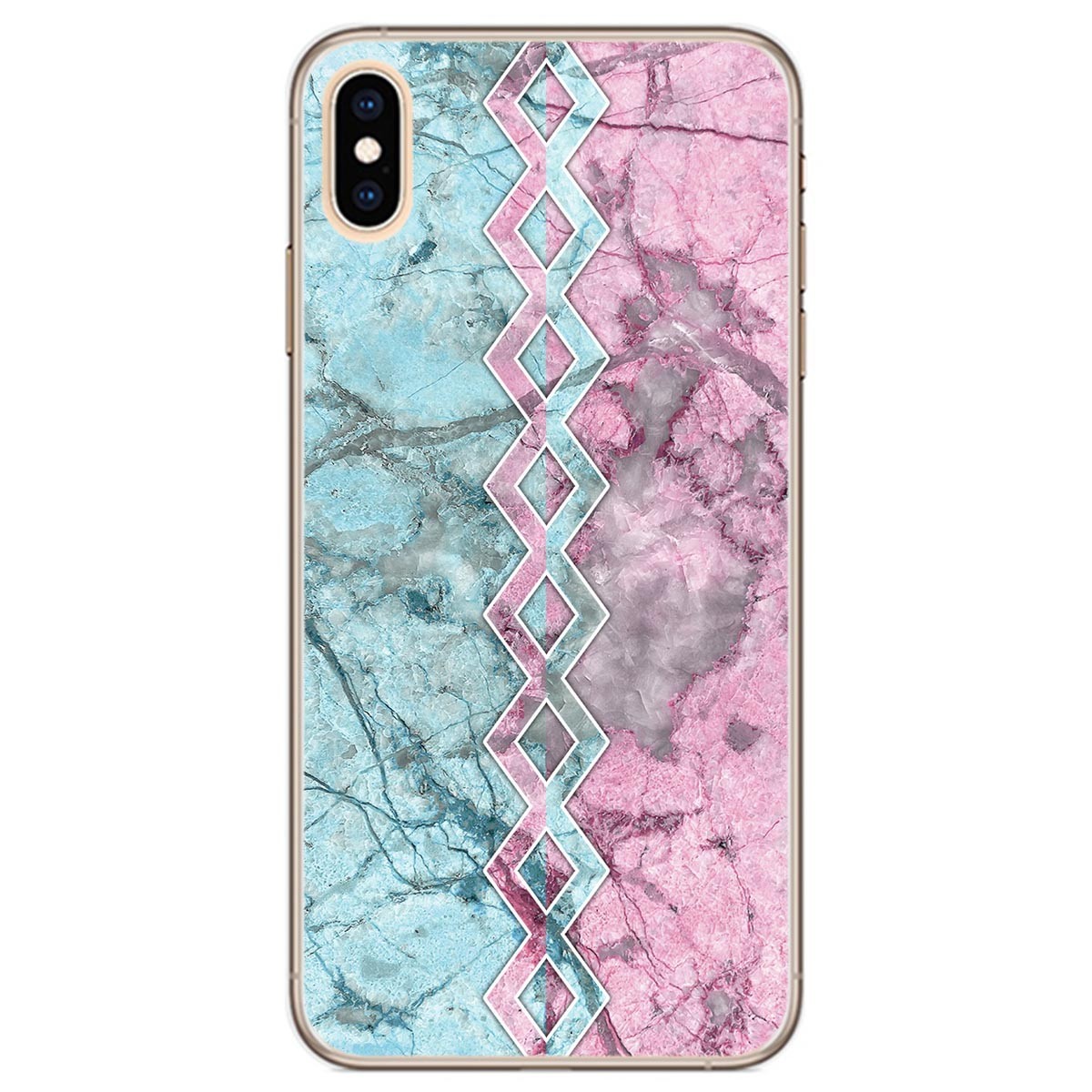 Tumundosmartphone Funda Gel Tpu para Iphone Xs Max diseño Mármol 08 Dibujos
