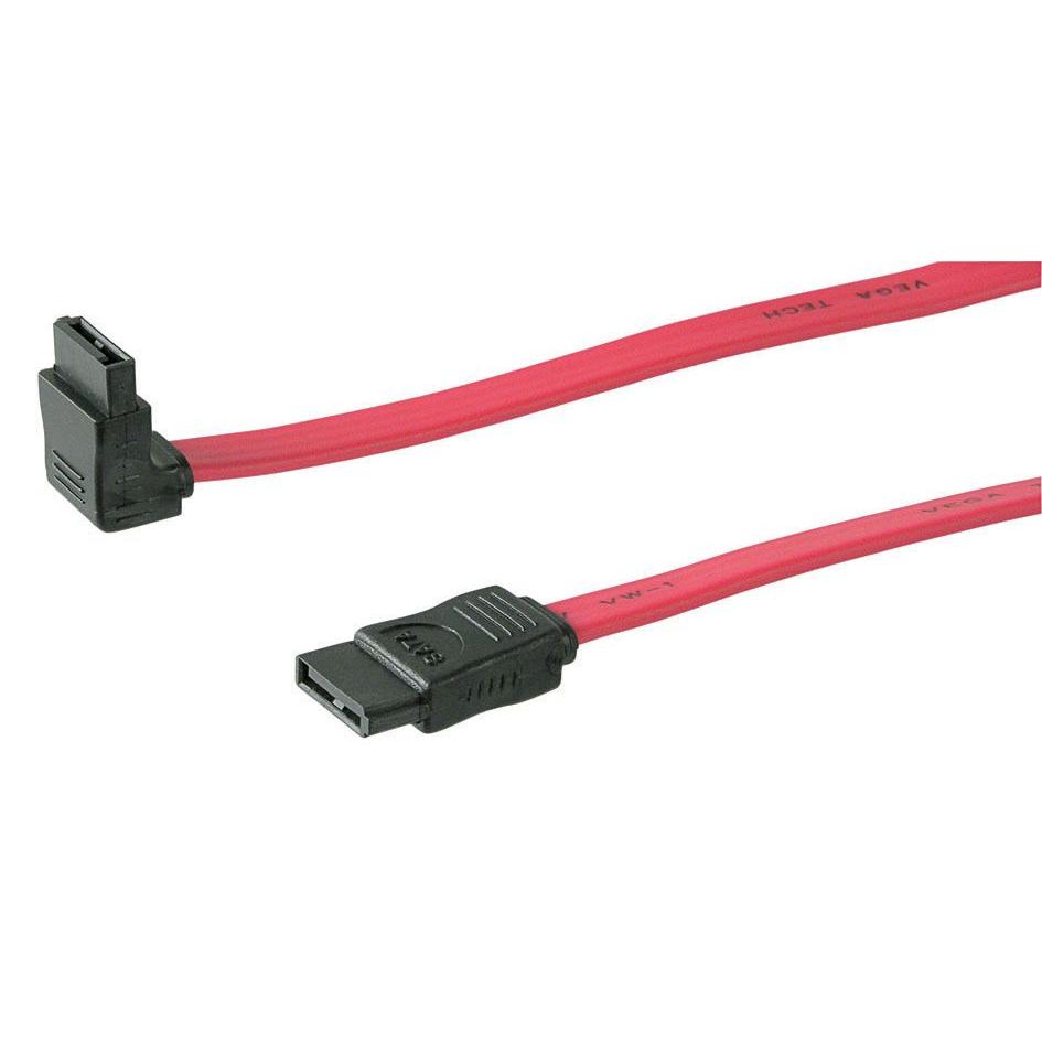 Cable SATA Microconnect 50cm Angulado Alta Velocidad de Transferencia