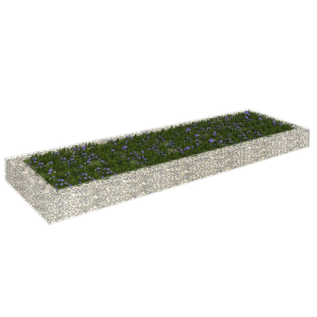 vidaXL Arriate de gaviones de acero Dimensiones 100 x 100 x 20 cm,  200 x 100 x 20 cm,  300 x 100 x 20 cm y mas
