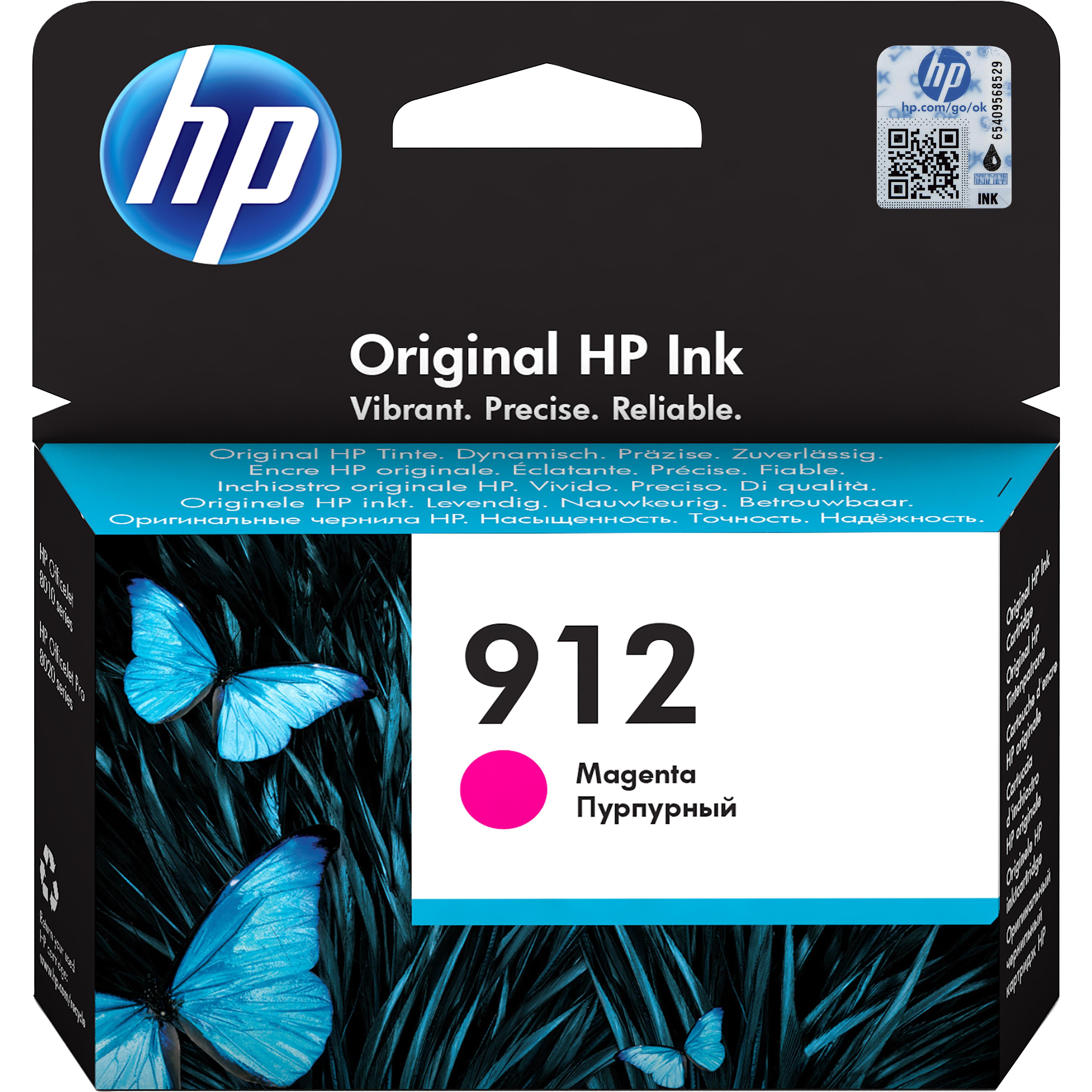 HP 912 cartucho de tinta Original Magenta 1 pieza(s)