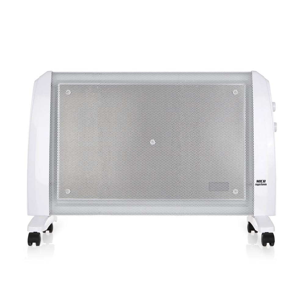 Orbegozo RM 2010 - Radiador de MICA, 2000 W, sistema antivuelco, termostato regulable, no consume oxígeno, protección contra sobrecalentamiento, sin fluido