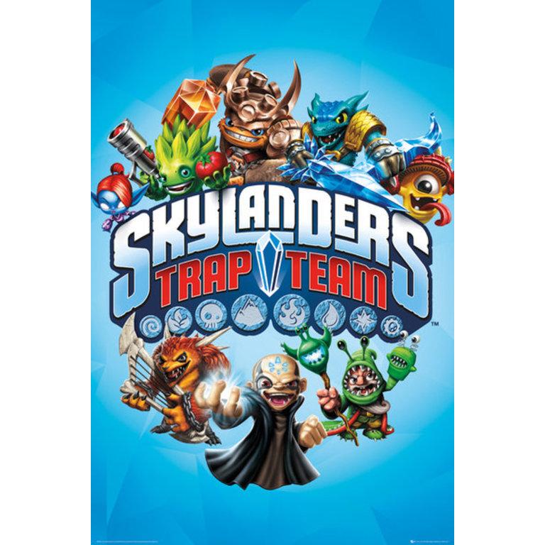 Grupo Erik Poster Skylanders Trap Team - Erik - 61 X 91.5 Cm - Papel de Brillo - Otros Aparatos Electrónicos para el Vehículo