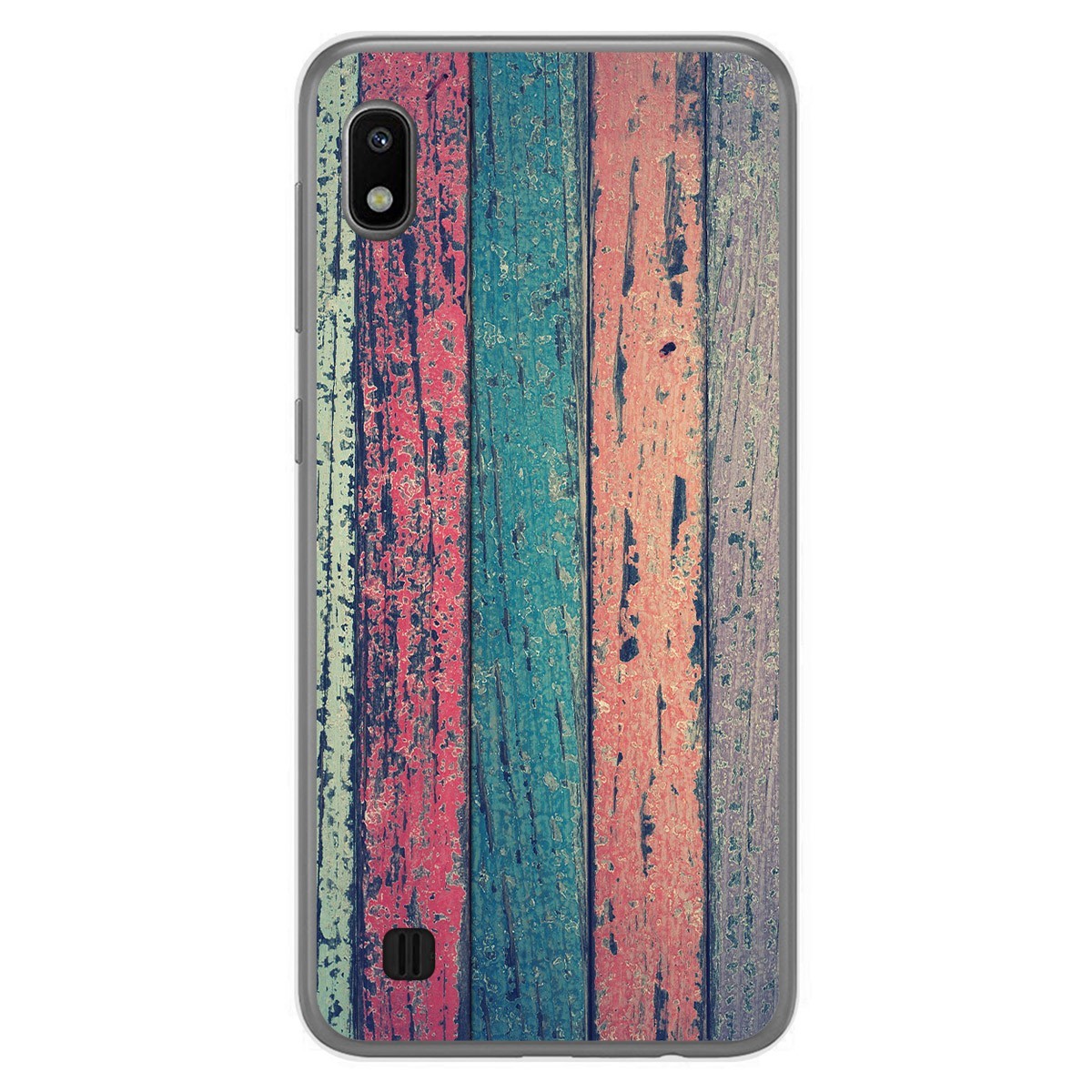 Tumundosmartphone Funda Gel Tpu para Samsung Galaxy A10 diseño Madera 10 Dibujos