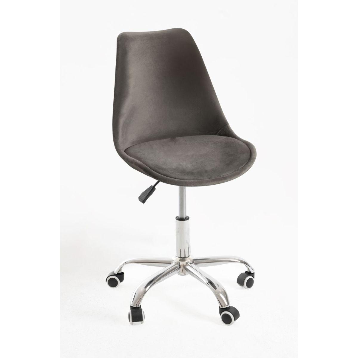 Regalos Miguel - Silla de Escritorio sin brazos Neo Terciopelo - Diseño innovador - Ideal para Estudio y Oficinas