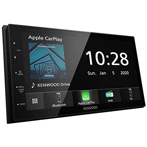 Pantalla Táctil de 6.8' con Radio y GPS - Receptor Multimedia DMX5020DABS para Coche con Bluetooth, Antena Dab+, Sintonizador Am/FM, Micrófono Manos Libres, 2 DIN y Ecualizador - Autoradio Kenwood