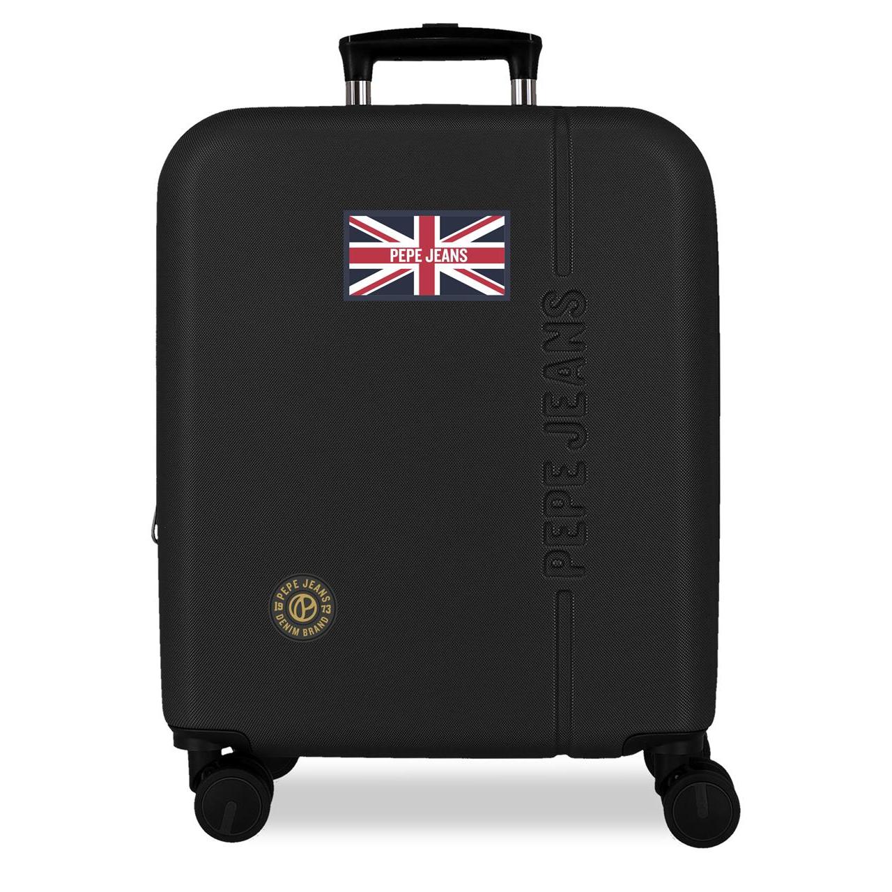 Maleta de cabina Pepe Jeans Henry Negro 40x55x20cm