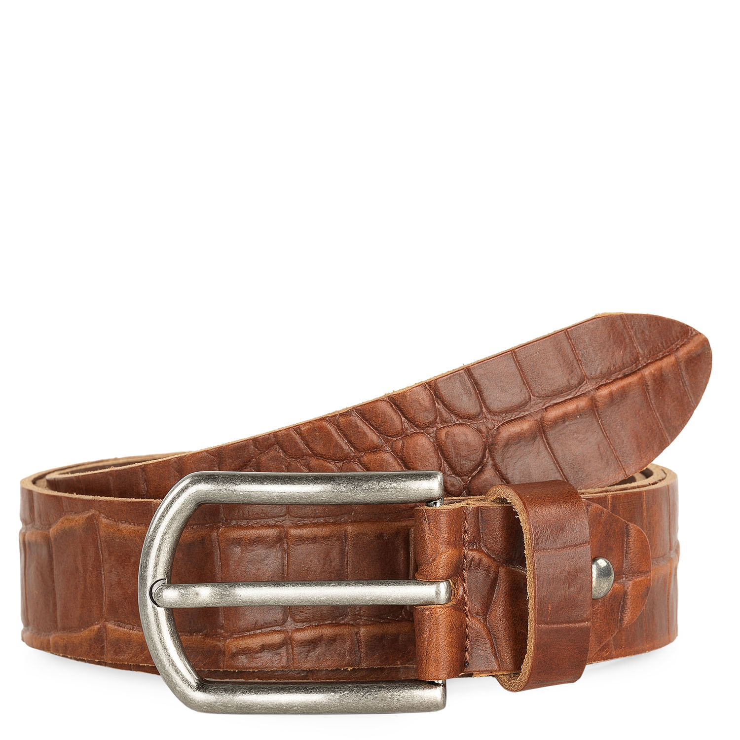 Cinturon Hombre - Cinturones Hombre De Piel Genuina Con Hebillas Cinturon De Metal - Cinturón Hombre Ideal Para El Uso Diario - Elegantes Cinturones Hombre Cuero Marca JASLEN 501102