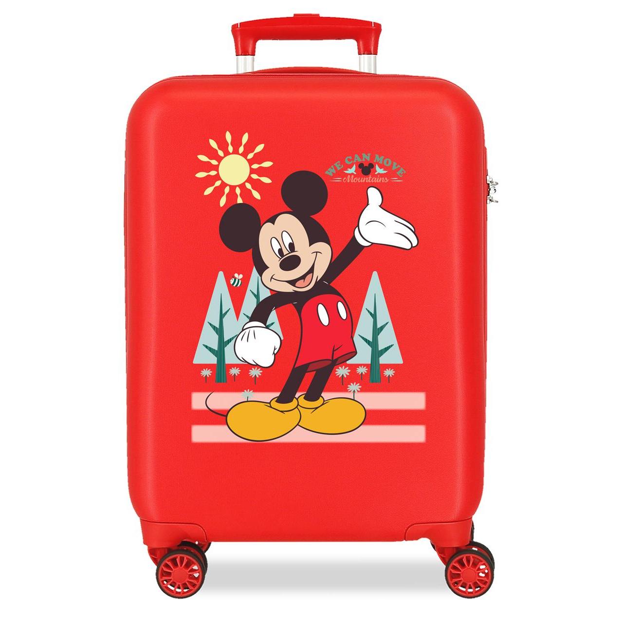 Maleta de cabina Disney Mickey Mountains ABS con capacidad de 28,4L