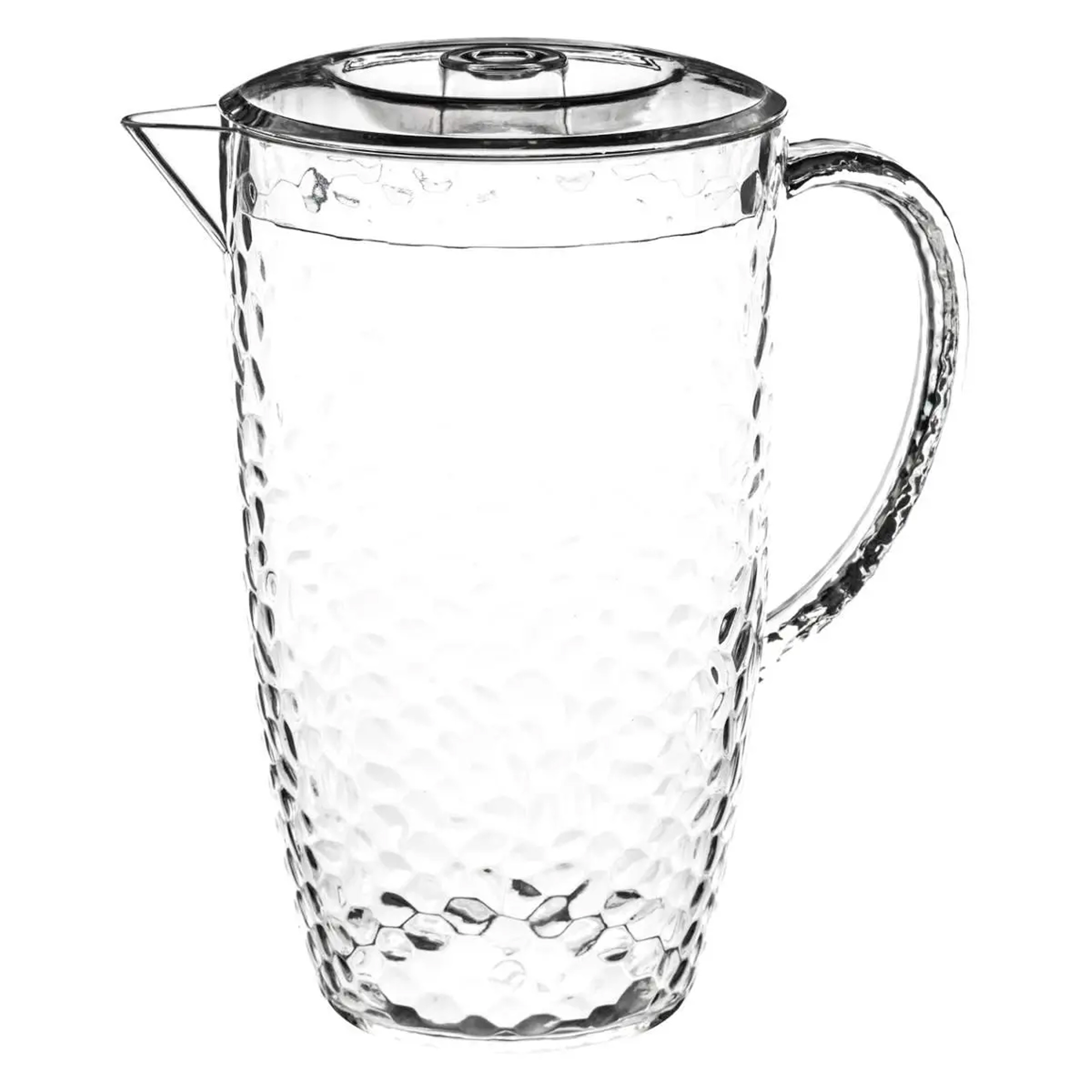 Jarra de Plástico Five Efecto Martillado 2L para Bebidas en Exteriores