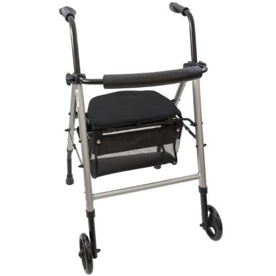 Andador Caminador Plegable con Asiento Acolchado y Cesta Ortoprime Ortoprime