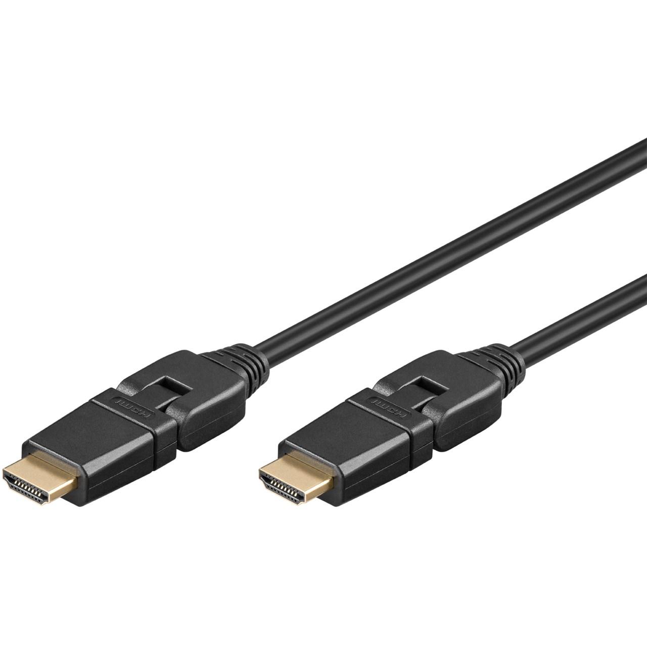 Goobay 61289 cable HDMI 3 m HDMI tipo A (Estándar) Negro