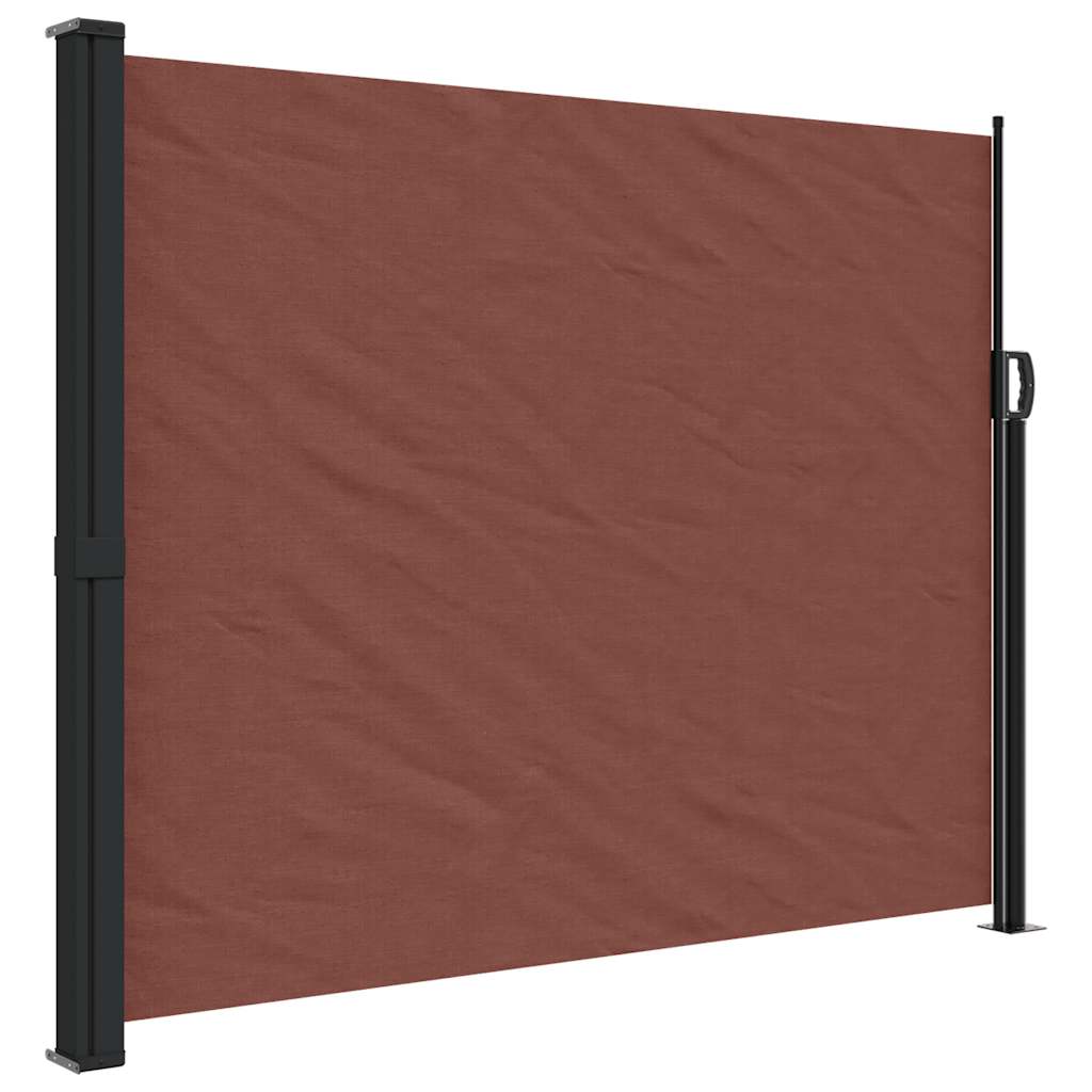 vidaXL Toldo lateral retráctil marrón 160x300 cm