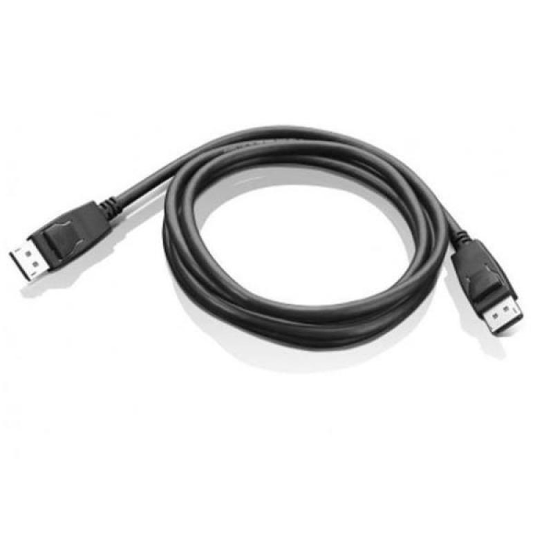 Lenovo Cable Displayport 1,8 M Negro, 21.6 Gbit/s