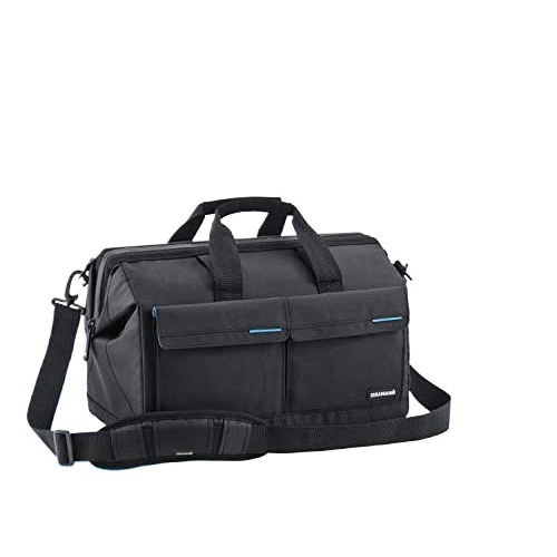 Cullmann Amsterdam Maxima 520 - Bolsa Bandolera para cámaras réflex (con Compartimentos para Accesorios), Negro