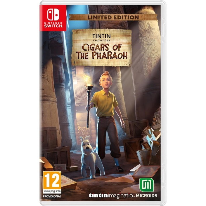 Juego Tintin Reporter - Los Cigarros Del Faraon Edición Limitada para Nintendo Switch PAL EU - Nuevo Original Precintado
