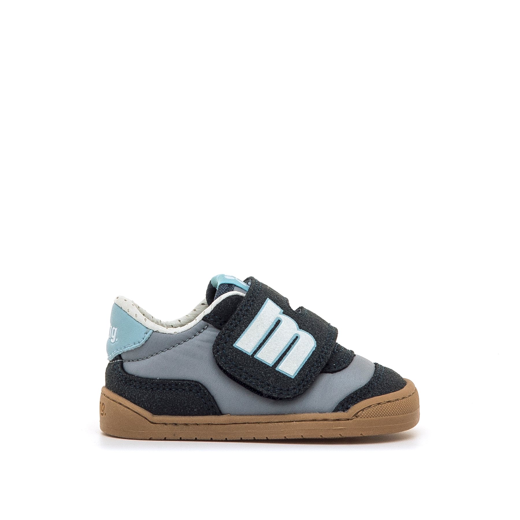 Mustang-MTNG deportivas niño respect azul con cierre cierre adherente y tipo de puntera redonda