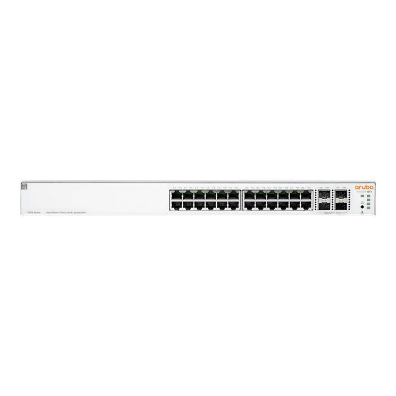 HPE Aruba Instant On 1930 24G 4SFP+ 370W PoE (24 puertos Gigabit 370W PoE administrado + 4x Gigabit SFP 1U Rack JL684B)