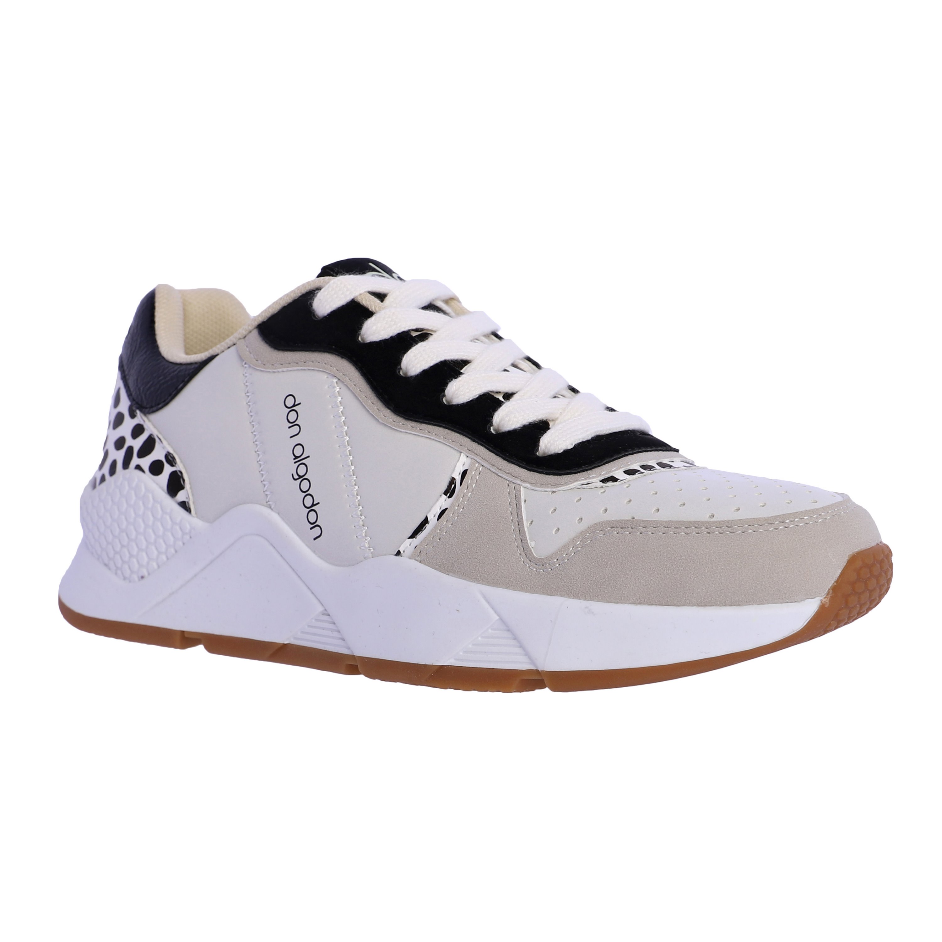 Zapatillas deportivas para mujer DON ALGODON Prisca de piel sintética.