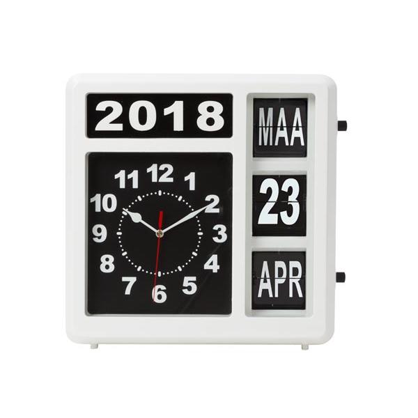 Velleman WC106 reloj de mesa o pared Reloj mecánico Rectángulo Negro, Blanco