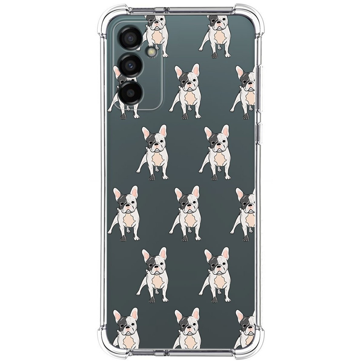 Tumundosmartphone Funda Silicona Antigolpes Samsung Galaxy M23 5G Perros 12 Dibujos Personalizada