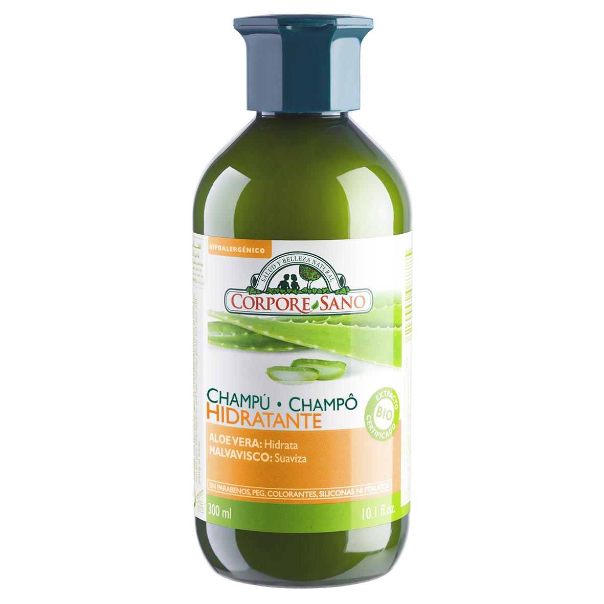 Champú hidratante con aloe vera 300 ml de gel Corpore Sano
