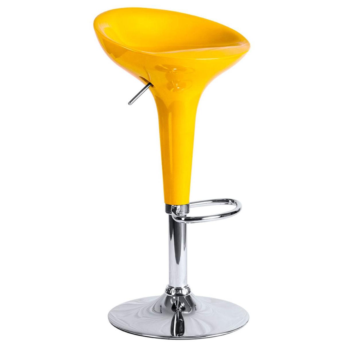 Regalos Miguel - Packs Taburetes Altos - Pack 4 Taburetes Madison - Amarillo