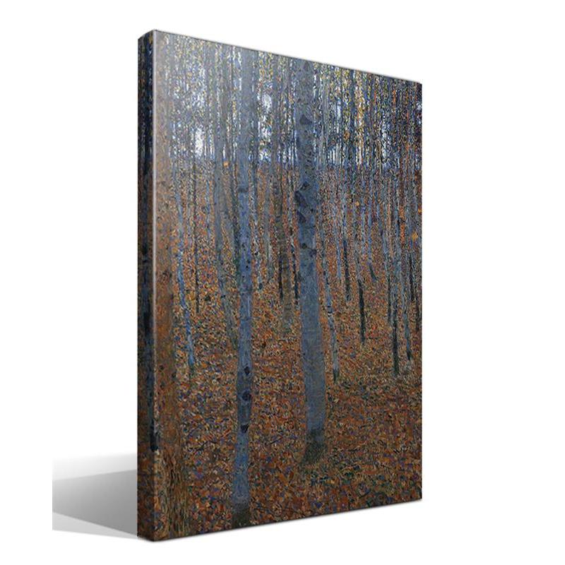 Cuadro Canvas Beech Grove I de Gustav Klimt - Alta Calidad - Imagen Realista - Fabricado en España