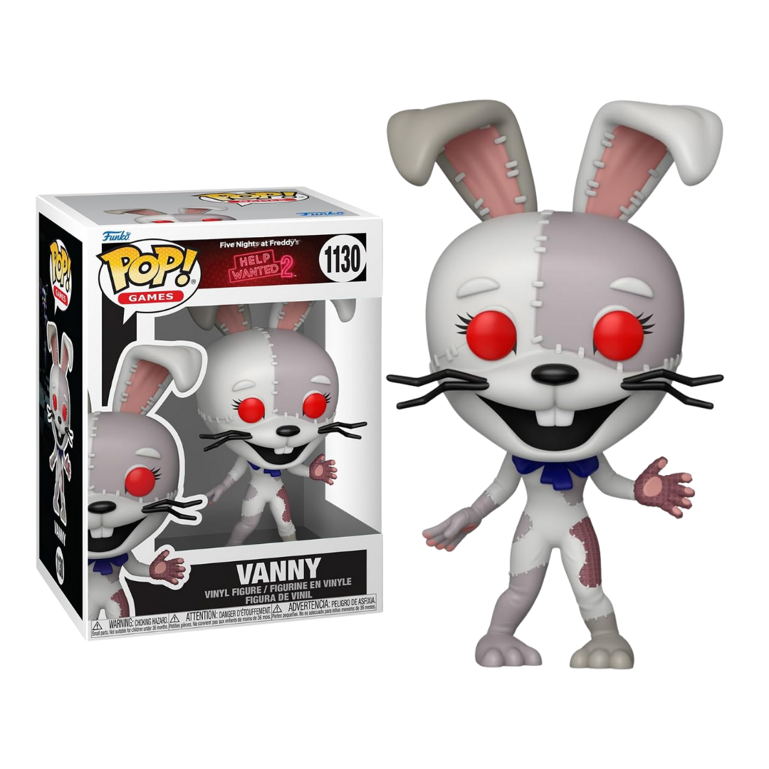 FUNKO POP! FIVE NIGHTS AT FREDDY'S: HELP WANTED 2 - VANNY, 86116, Nº 1130, TIENDA CON LICENCIA OFICIAL, ENVIO EN 24-48 HORAS EN PENÍNSULA, FIGURA, CABEZÓN, MUÑECO, JUGUETES, VIDEOJUEGO, TERROR