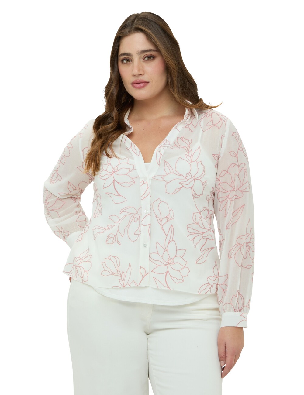 Fiorella Rubino - Camisa con estampado floral