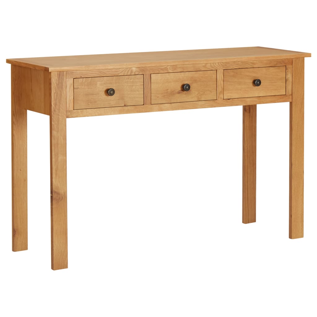 Vidaxl Tocador de Madera Maciza de Roble 110x40x75 Cm
