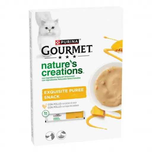 Gourmet Comida Húmeda Nature's Creations Puré con Pollo - 5x10 gr