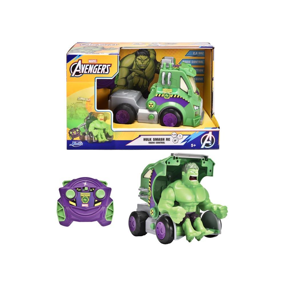 Coche radiocontrol Hulk con sonidos (Avengers 203224000)