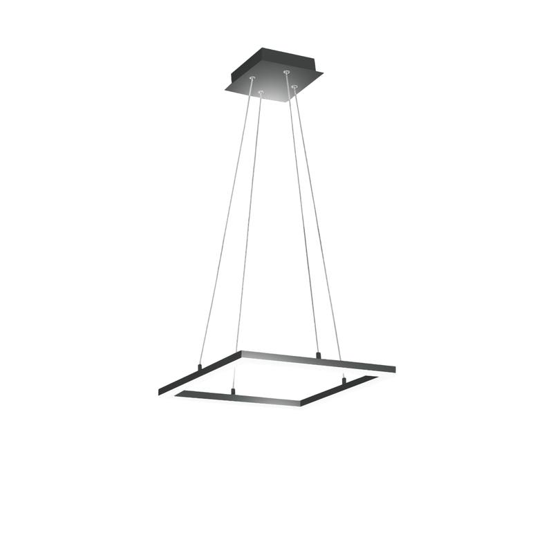 Lámpara colgante de techo LED BARD 39W Antracita 3394-40-282 Fabas Luce