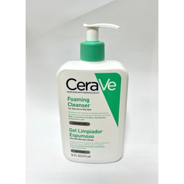 CERAVE GEL LIMPIADOR ESPUMOSO 473 ML
