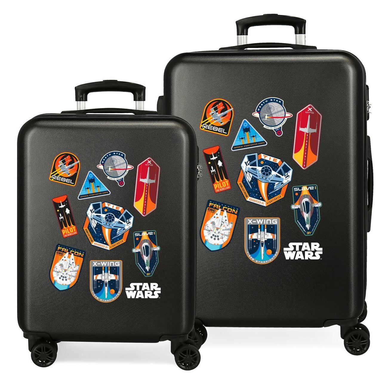 Juego de maletas Star Wars Badges 68x48x46cm