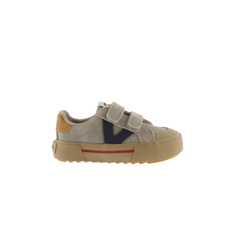 Victoria Tribu Zapatillas de serraje con piezas de color y doble cierre adherente 1065201